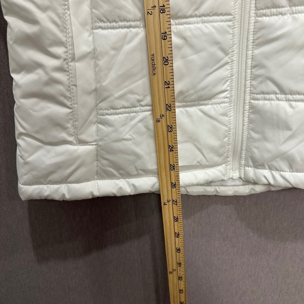 NFL Cleveland Browns Women's White Puffer Vest Team Apparel XL EG NFL.com Tag - Picture 4 of 7